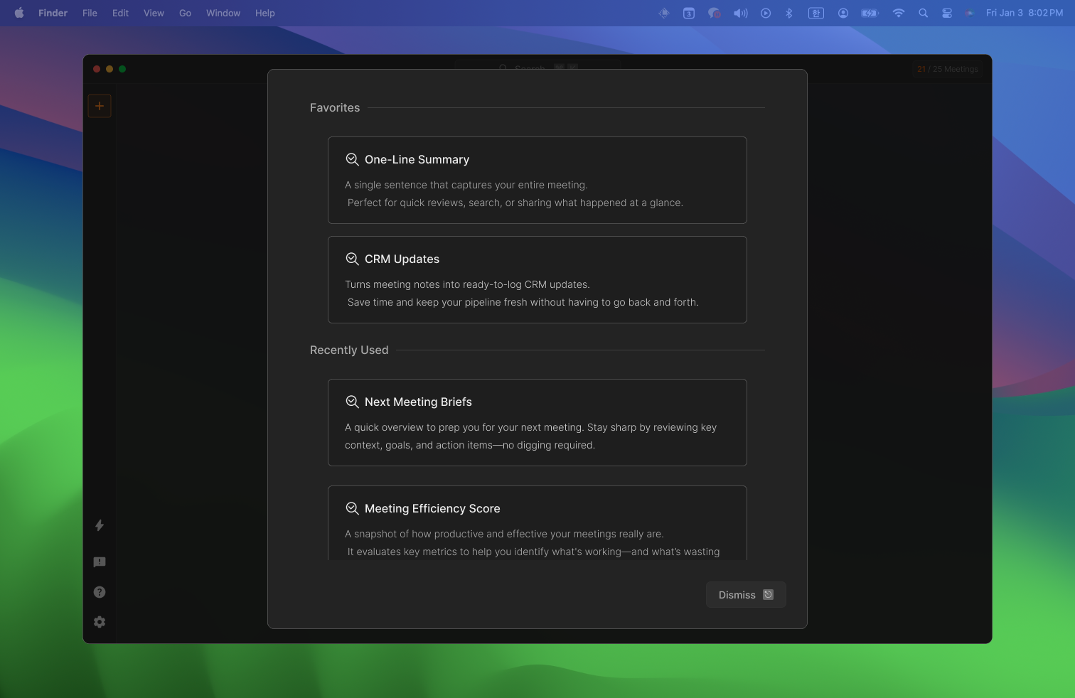Shadow custom skills catalog listing available workflow automations
